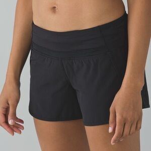 Lululemon Run Times Short *4-way Stretch Black - 8